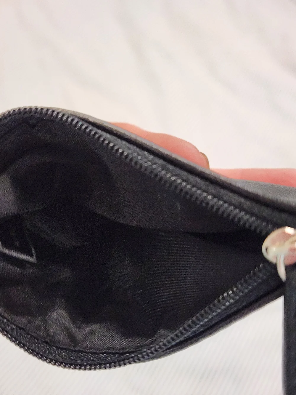 Gianni Bini Black Leather Coin Purse And Sequin Beaded Mini Purse - Picture 4 of 6